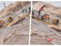 Một tai nạn chìm tàu tại cảng Cửa Việt (Ảnh: Hoà Bình ghép)