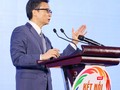 Phó Thủ tướng Vũ Đức Đam phát biểu chỉ đạo tại hội nghị liên kết phát triển du lịch sáng nay 20/11 (Ảnh: SDL)