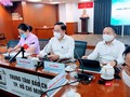 Ông Nguyễn Tấn Bỉnh - Giám đốc Sở Y tế TP.HCM trả lời báo chí về tình hình ứng phó với dịch bệnh COVID-19 giai đoạn mới (Ảnh: Hoà Bình)