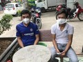 Bị can Phan Phi Hùng (áo xanh) và Phạm Thanh Hập. Ảnh: CAHS