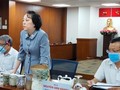 Bà Phạm Khánh Phong Lan, Trưởng ban Ban Quản lý An toàn thực phẩm TP.HCM (Ảnh: Hoà Bình) 
