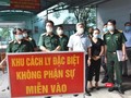 Khu vực cách ly tại Bệnh viện Quân y 175 (Ảnh: BVCC) 