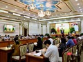 Thủ tướng Nguyễn Xuân Phúc điều hành phiên họp Chính phủ về phòng, chống COVID-19 sáng 24/2 (Ảnh: Huyền Mai)