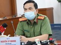 Đại tá Nguyễn Sỹ Quang - Phó Giám đốc Công an TP.HCM tại buổi họp báo công bố khởi tố vụ án lây nhiễm dịch bệnh COVID-19 (Ảnh: Hải Linh)
