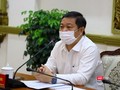 Ông Dương Anh Đức, Phó Chủ tịch UBND TP.HCM tại cuộc họp sáng ngày 8/3 (Ảnh: Huyền Mai)