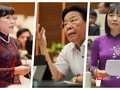 Các đại biểu có ý kiến về Quốc hội điện tử (Ảnh: Hoà Bình ghép)