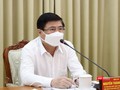 Chủ tịch UBND TP.HCM Nguyễn Thành Phong chỉ đạo kích hoạt hệ thống phòng dịch COVID-19 cao nhất - Ảnh: TTBC