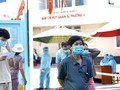 Khu vực lấy mẫu xét nghiệm ngày 1/7 tại phường 6, quận 4 - Ảnh: Tự Trung