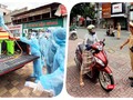 Đầu các tuyến đường đều có lực lượng kiểm tra giấy thông hành của người dân - Ảnh: Hoàng Anh
