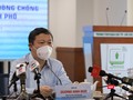 Phó Chủ tịch UBND TP.HCM Dương Anh Đức trao đổi tại buổi họp báo