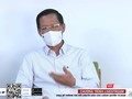 Chủ tịch UBND TP.HCM Phan Văn Mãi trả lời thắc mắc của người dân (Ảnh chụp màn hình giao lưu trực tuyến)