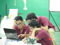 Hình ảnh ghi tại cuộc thi Lập trình Robot Olympic truyền thống 30/4 ở trường chuyên Lê Hồng Phong (TP.HCM)