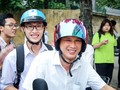 Thí sinh rạng ngời sau khi làm bài thi môn Toán, kỳ thi THPT Quốc gia 2019.
