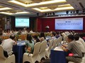 Buổi hội thảo về chính sách bảo hiểm y tế dành cho người khuyết tật  tổ chức sáng 23/8 tại Hà Nội.