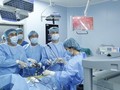 Các bác sĩ của Bệnh viện TWQĐ 108 phẫu thuật nội soi chữa ung thư thực quản cho bệnh nhân M.