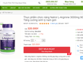 Một trong 5 trang web vi phạm, quảng cáo thực phẩm chức năng lừa dôi người tiêu dùng bị Cục An toàn thực phẩm tuýt còi.