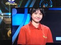 Bức hình của cô bạn thí sinh đang gây náo loạn trường quay Đường lên đỉnh Olympia.