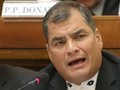 Tổng thống Ecuador Rafael Correa. (Nguồn: Getty)