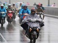 Hà Nội nhiệt độ tăng nhẹ, vẫn có mưa rào và dông.