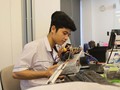 Sản phẩm "Robot leo tường" giành giải Nhất cuộc thi RMIT RMIT TechGenius 2016 dành cho học sinh.