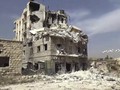 Ảnh chụp một ngôi nhà bị hư hại từ khu Bustan Al-Basha, Aleppo, ngày 4/10/2016.
