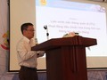 Ông Đinh Quang Trung, Phó Vụ trưởng Vụ Khoa học Công nghệ - Bộ TT&TT phát biểu tại Hội thảo