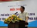 Thứ trưởng Hoàng Vĩnh Bảo phát biểu tại Hội nghị