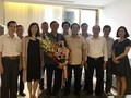 Bộ trưởng Bộ Thông tin và Truyền thông Trương Minh Tuấn thăm và tặng hoa đồng chí Nguyễn Hồng Vinh nhân kỷ niệm 87 năm Ngày truyền thống ngành Tuyên giáo của Đảng.