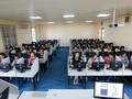 Ứng dụng CNTT vào dạy và học là một trong những nội dung được ưu tiên của ĐH Hà Nội. Ảnh: Lê Minh.