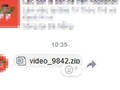 Chính vì tập tin được gửi đến từ một người bạn nên hầu hết người dùng đều thiếu cảnh giác, nhanh chóng tải về và mở ra xem tập tin này. Ảnh chụp màn hình.