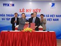 VNPT ký kết Thỏa thuận hợp tác với Thông tấn xã Việt Nam. Ảnh: T.Quỳnh