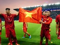 Chiến tích của U23 Việt Nam đứng đầu diễn đàn bóng đá lớn nhất thế giới. Ảnh: TTXVN