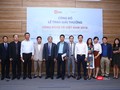 Đại diện thành viên Ban tổ chức và Ban giám khảo Giải thưởng VDA 2018.