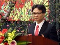 Phó Thủ tướng Vũ Đức Đam tại Hội nghị giao ban báo chí đầu Xuân Kỷ Hợi 2019.