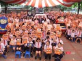Các em học sinh được tuyên truyền, giáo dục và tập huống kỹ năng ứng phó với nạn xâm hại trẻ em, giúp trẻ suy nghĩ và phân biệt “An toàn và không an toàn” trước khi hành động, nâng cao khả năng tự bảo vệ bản thân của trẻ.
