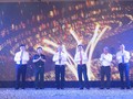Trưởng Ban Tuyên giáo Trung ương Võ Văn Thưởng (thứ 3 từ phải sang) cùng các đại biểu khai trương hệ thống thông tin điện tử tuyên giáo (VCNET).