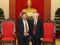 Tổng Bí thư, Chủ tịch nước Nguyễn Phú Trọng tiếp Tổng Bí thư, Chủ tịch nước Lào Bounnhang Vorachith