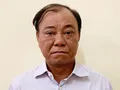 Ông Lê Tấn Hùng tại cơ quan điều tra. Ảnh: Bộ Công an.