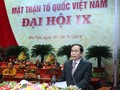 Ông Trần Thanh Mẫn tái đắc cử Chủ tịch Ủy ban Trung ương MTTQ Việt Nam khóa IX.