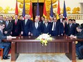 Lễ ký kết các thỏa thuận kinh doanh Hoa Kỳ và Việt Nam