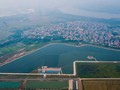 Nhà máy nước mặt sông Đuống nhìn từ trên cao-Ảnh: NGỌC QUANG