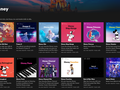 Người sử dụng Spotify có thể chọn cho mình những giai điệu vui tươi tràn ngập không khí mùa lễ hội. Ảnh chụp màn hình giao diện Disney Hub.