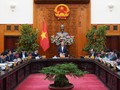 Thủ tướng Nguyễn Xuân Phúc: Phòng yêu cầu chống dịch với tinh thần bảo vệ sức khỏe người dân là quan trọng nhất. Ảnh: VGP.