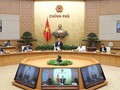 Thủ tướng Nguyễn Xuân Phúc chủ trì cuộc làm việc với các tập đoàn kinh tế tư nhân - Ảnh: VGP