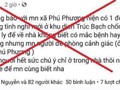 Tin nhảm về trường hợp trốn cách ly đã được gỡ bỏ. Ảnh: CA TP. Hà Nội.