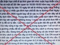 Thông tin thất thiệt đăng trên mạng xã hội. Ảnh: CA TP HN