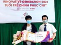 Nhóm LQD-DeepDR của THPT Chuyên Lê Quý Đôn (Quảng Trị) giành giải cao nhất tại cuộc thi Thế hệ sáng tạo 2021.