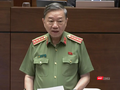 Bộ trưởng Bộ Công an Tô Lâm (Ảnh Lê Mai)