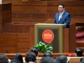 Thủ tướng Phạm Minh Chính báo cáo kết quả thực hiện kế hoạch phát triển kinh tế - xã hội năm 2023 và dự kiến kế hoạch phát triển kinh tế - xã hội năm 2024.