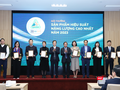 Ban Tổ chức trao Giải thưởng sản phẩm hiệu suất năng lượng cáo nhất. 